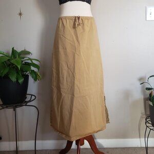 Denim & Co XL Tan Brown Maxi Skirt